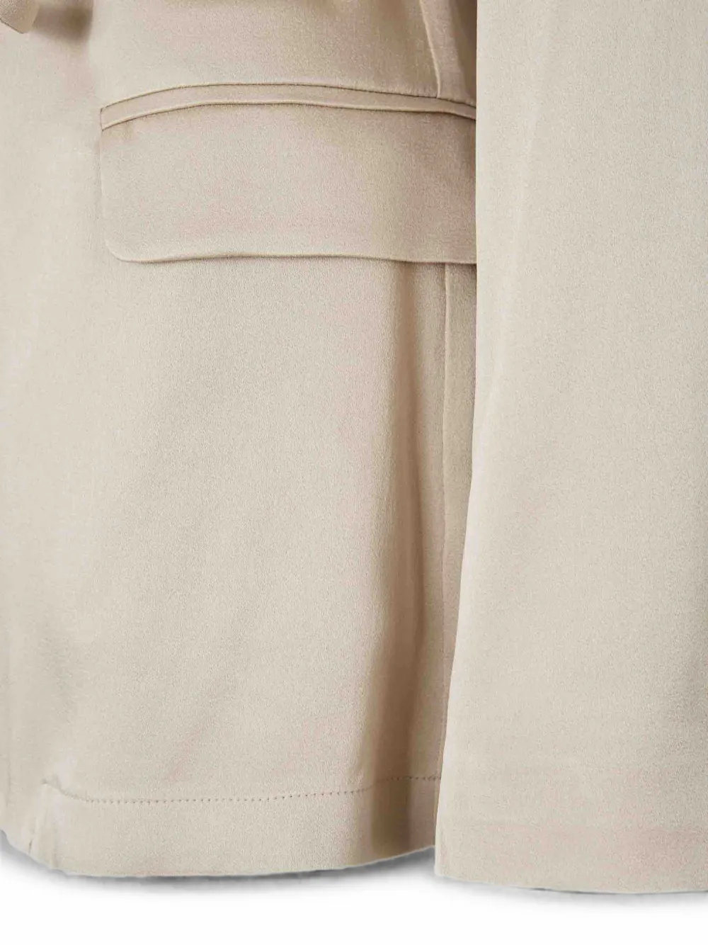 Herno Blazer met sjaalrevers en ceintuur Beige