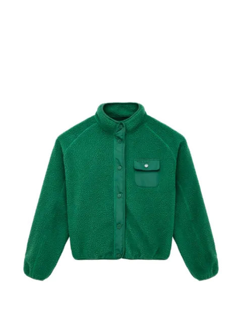 P.E Nation Takeover fleece-texture bomber jacket