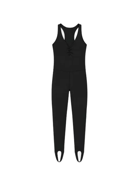 Splits59 Darci Airweight ruched stirrup jumpsuit