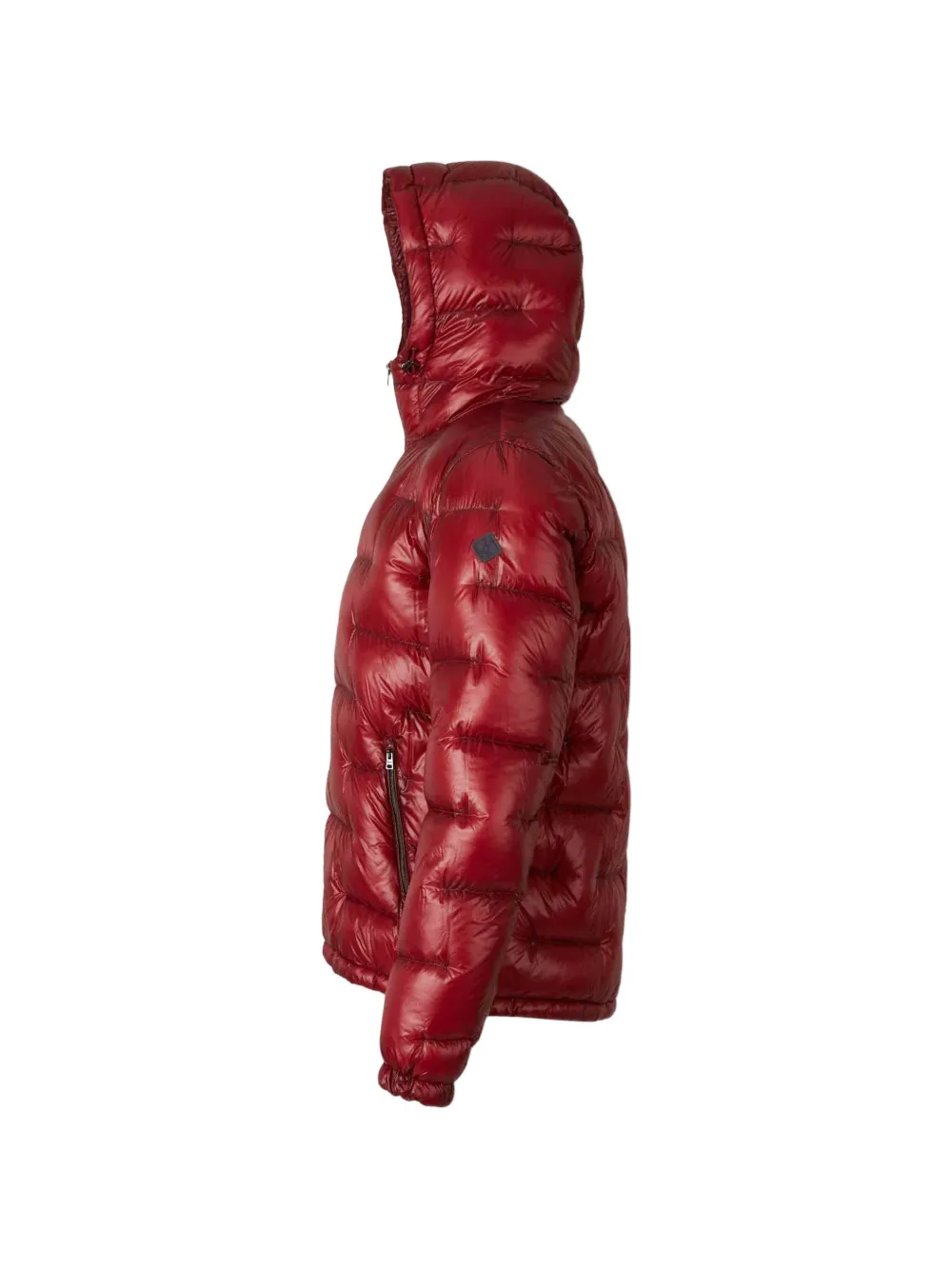 Herno Gevoerd jack met capuchon Rood