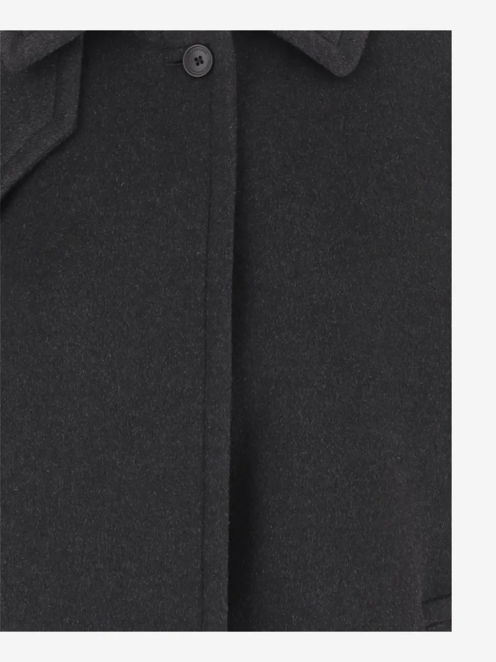 Tagliatore button-fastening cashmere coat Grijs