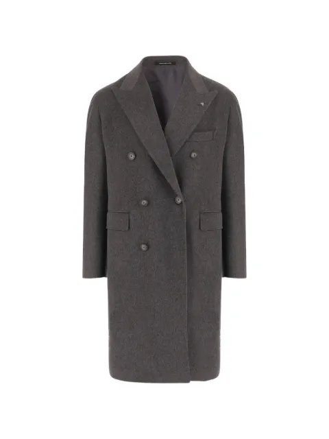 Tagliatore double-breasted wool coat