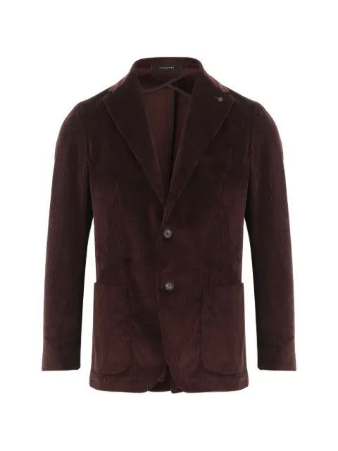 Tagliatore corduroy single-breasted blazer