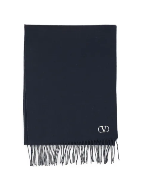 Valentino Garavani VLogo Signature fringed scarf