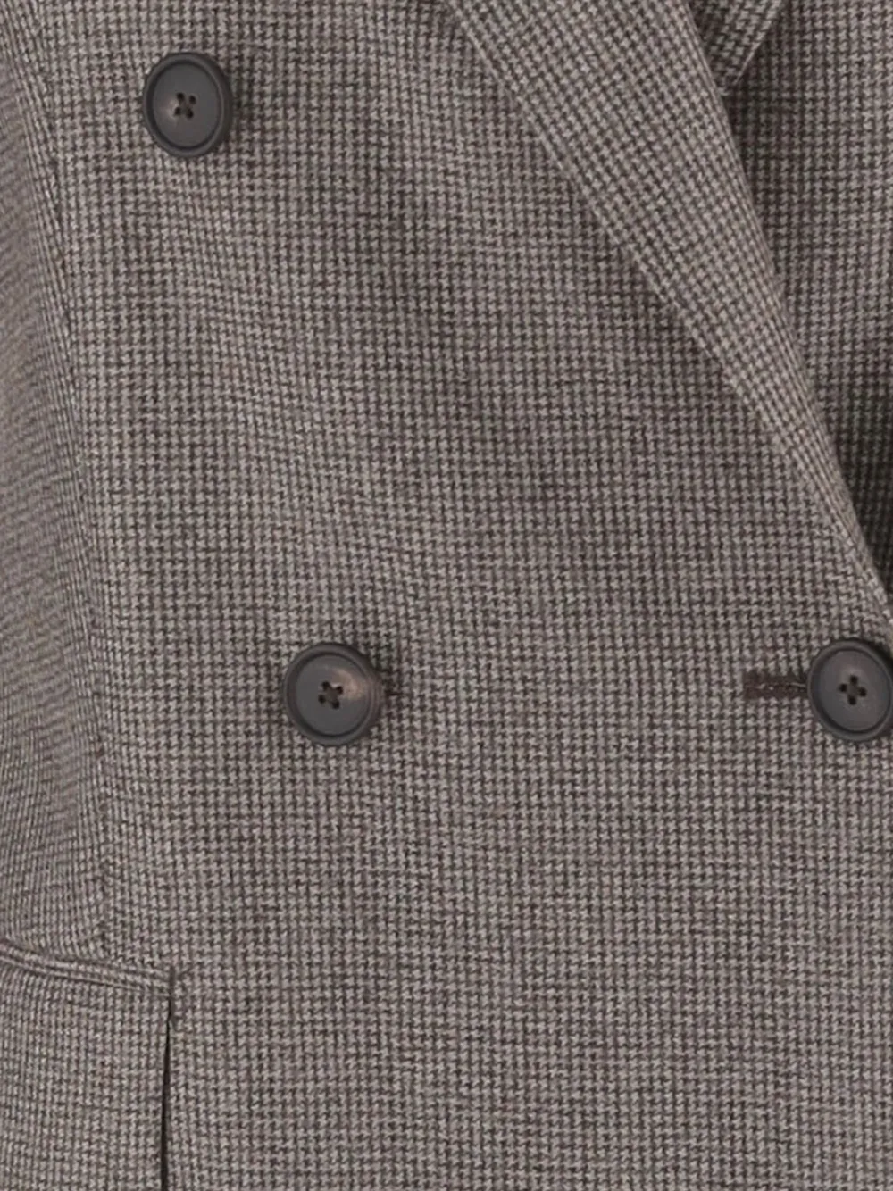 Tagliatore Geruite blazer met dubbele rij knopen Bruin