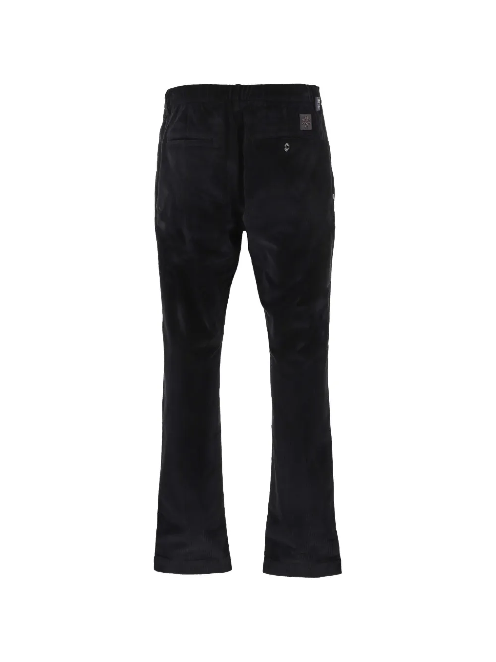 Jacob Cohën Straight broek met ribfluweel-effect Zwart