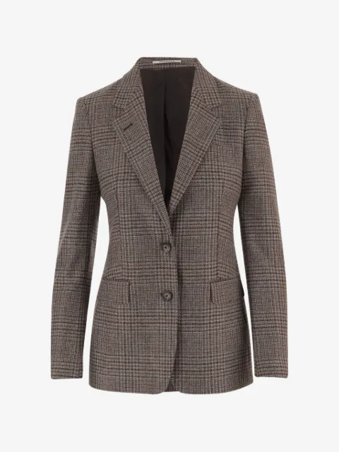 Tagliatore houndstooth-pattern single-breasted blazer