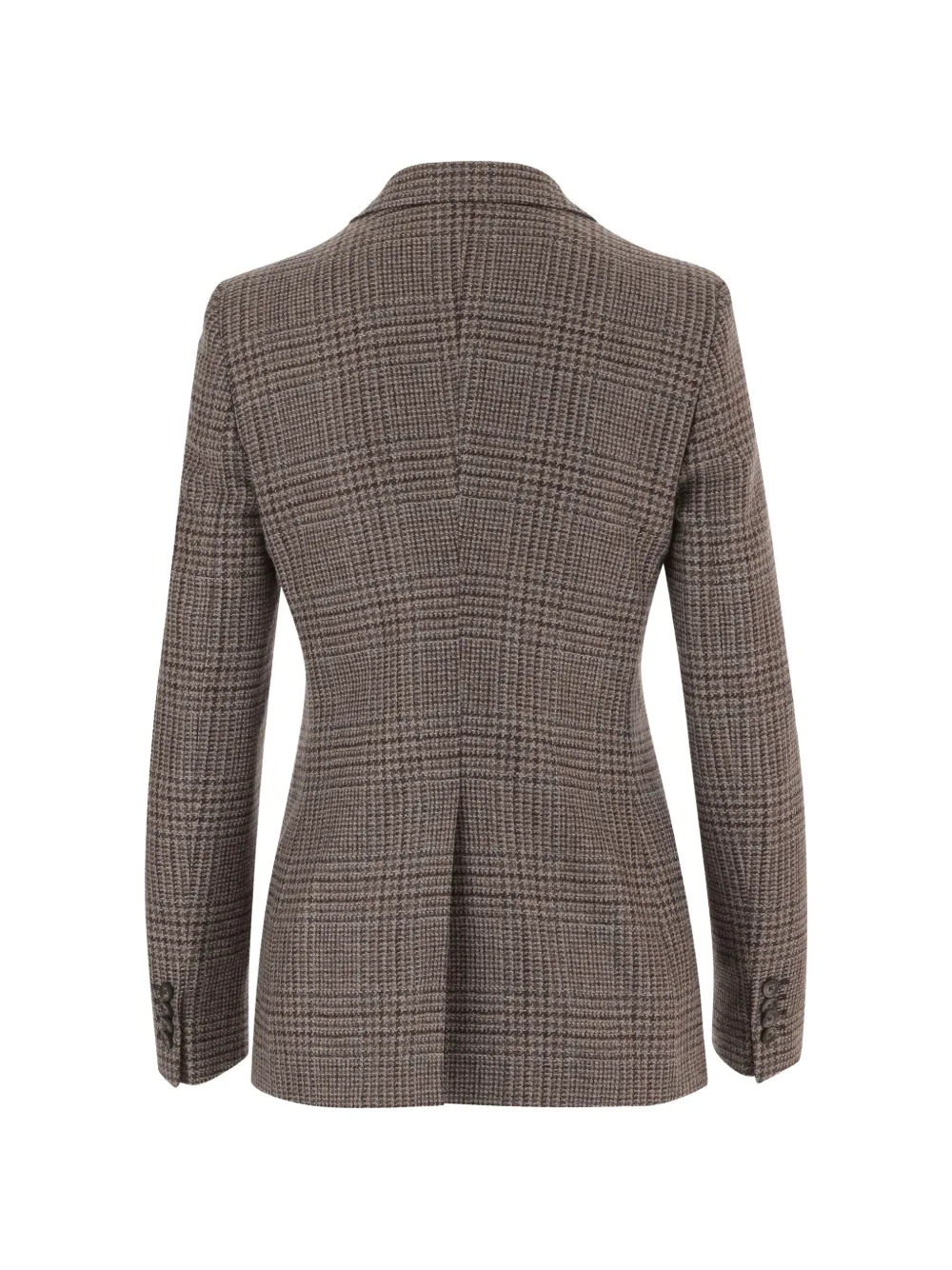 Tagliatore Houndstooth-pattern Single-breasted Blazer In Brown
