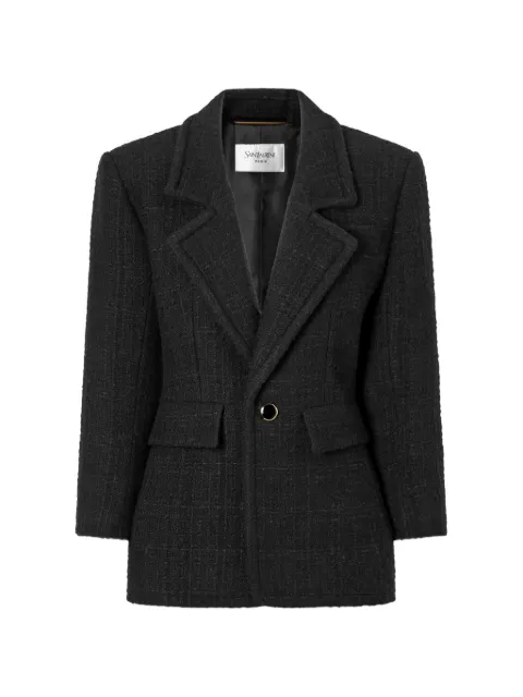 Saint Laurent single-breasted jacket in tweed
