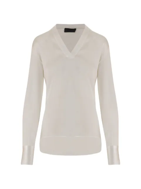 F.It V-neck silk shirt