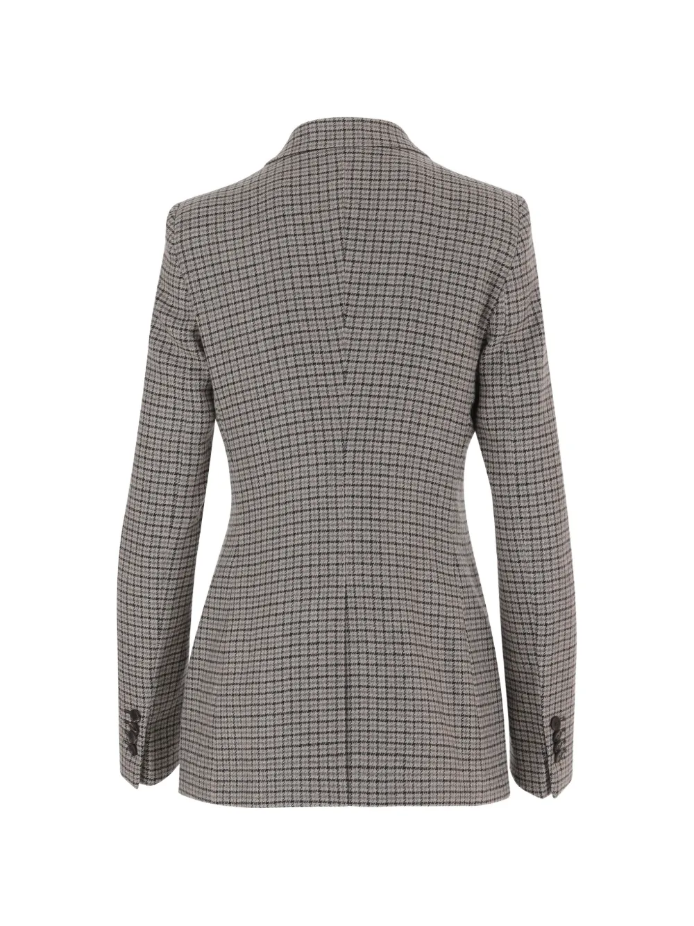 Tagliatore Blazer met dubbele rij knopen en pied-de-poule patroon Beige