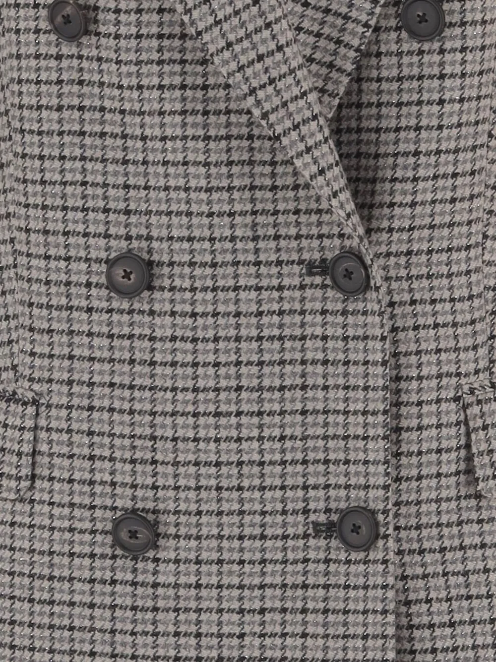 Tagliatore Blazer met dubbele rij knopen en pied-de-poule patroon Beige