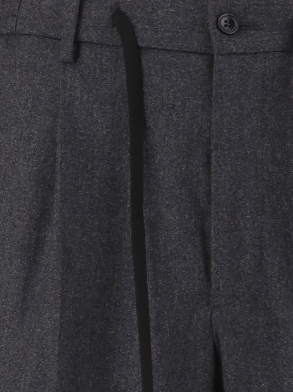 Tagliatore drawstring pleated trousers Grijs