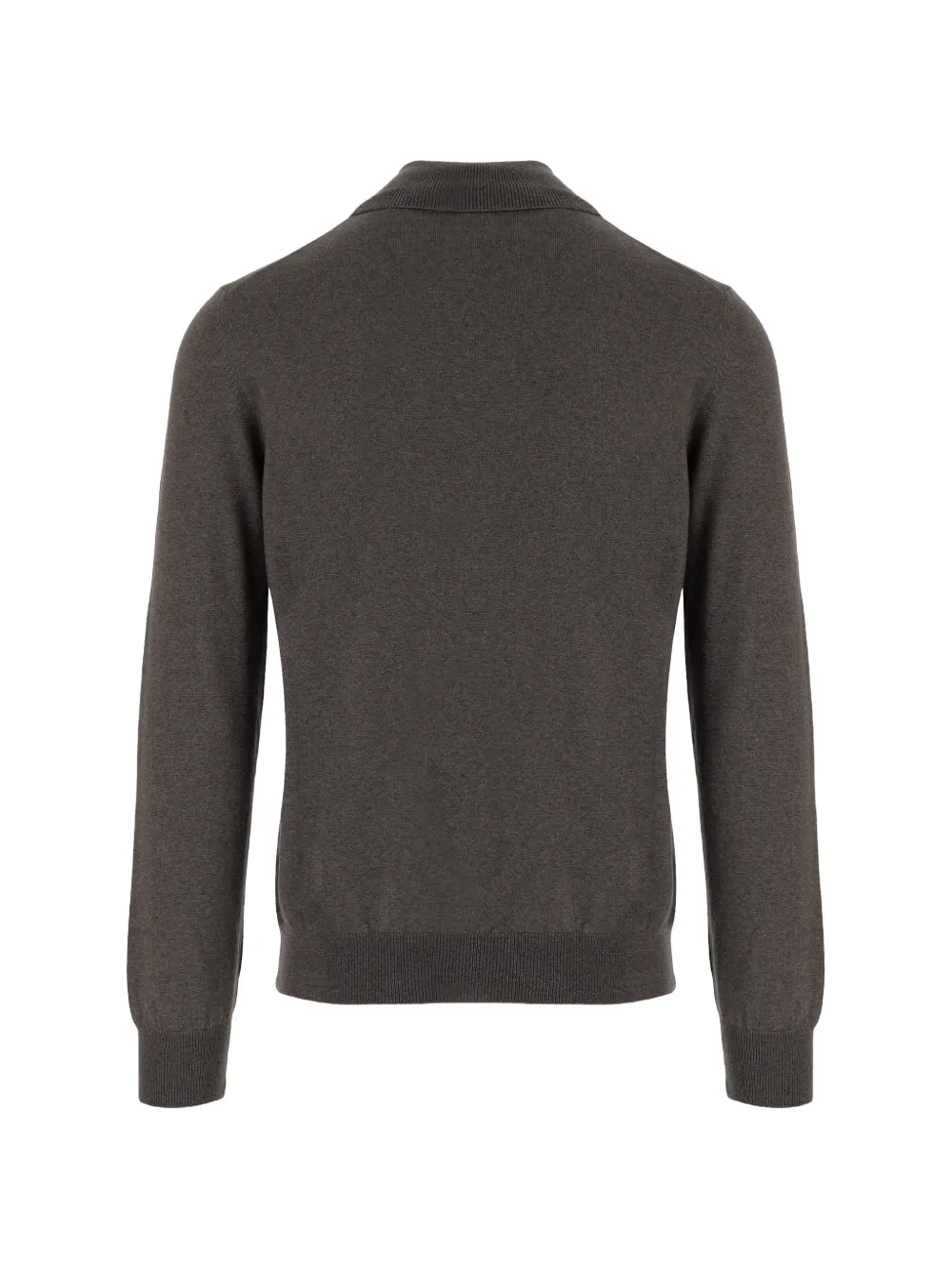 Tagliatore Miles wollen trui met hoge hals Bruin