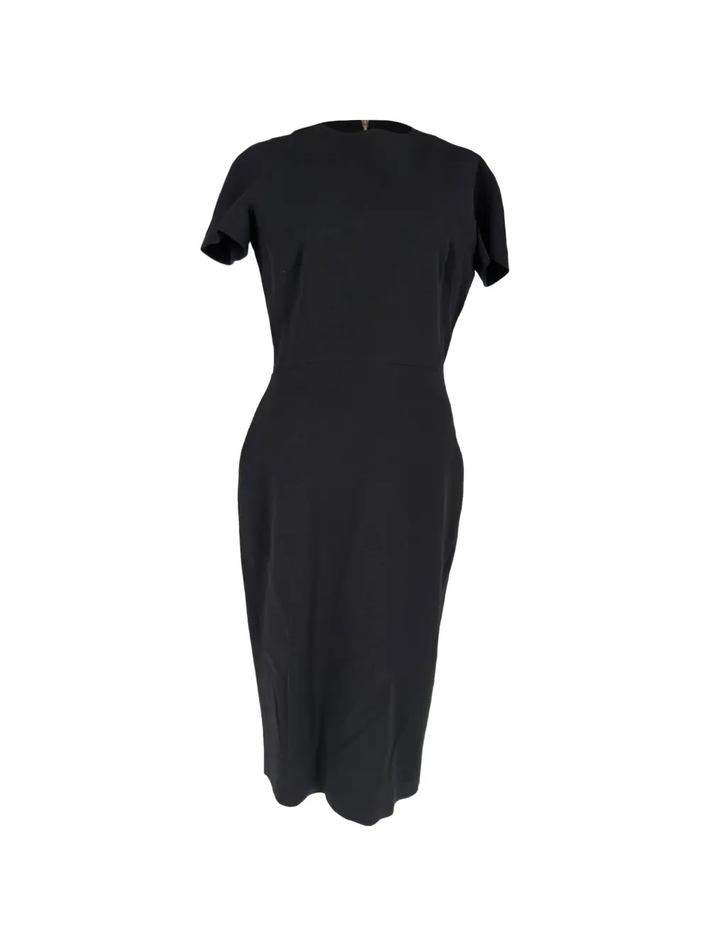 Victoria Beckham Short-sleeve midi dress - Nero