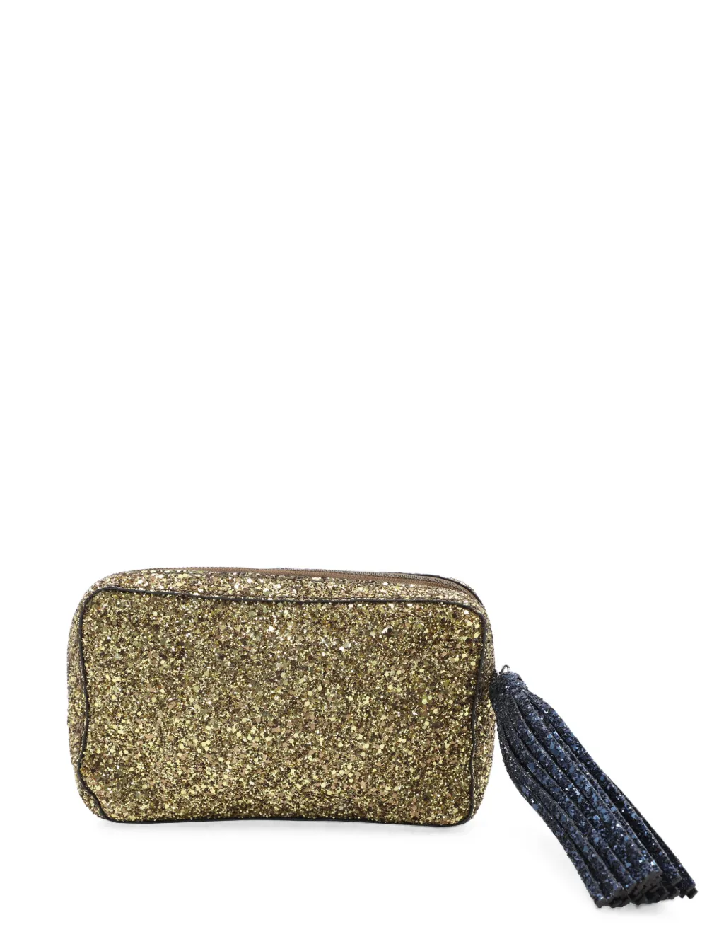 Anya Hindmarch pochette Twinkle à houppes - Or