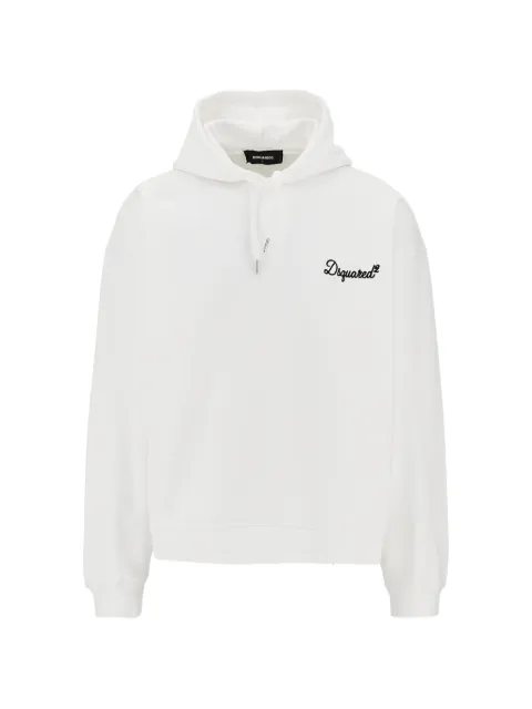 DSQUARED2 hoodie con cordones y logo bordado