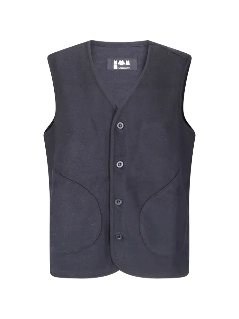 Labo Art felted virgin-wool gilet