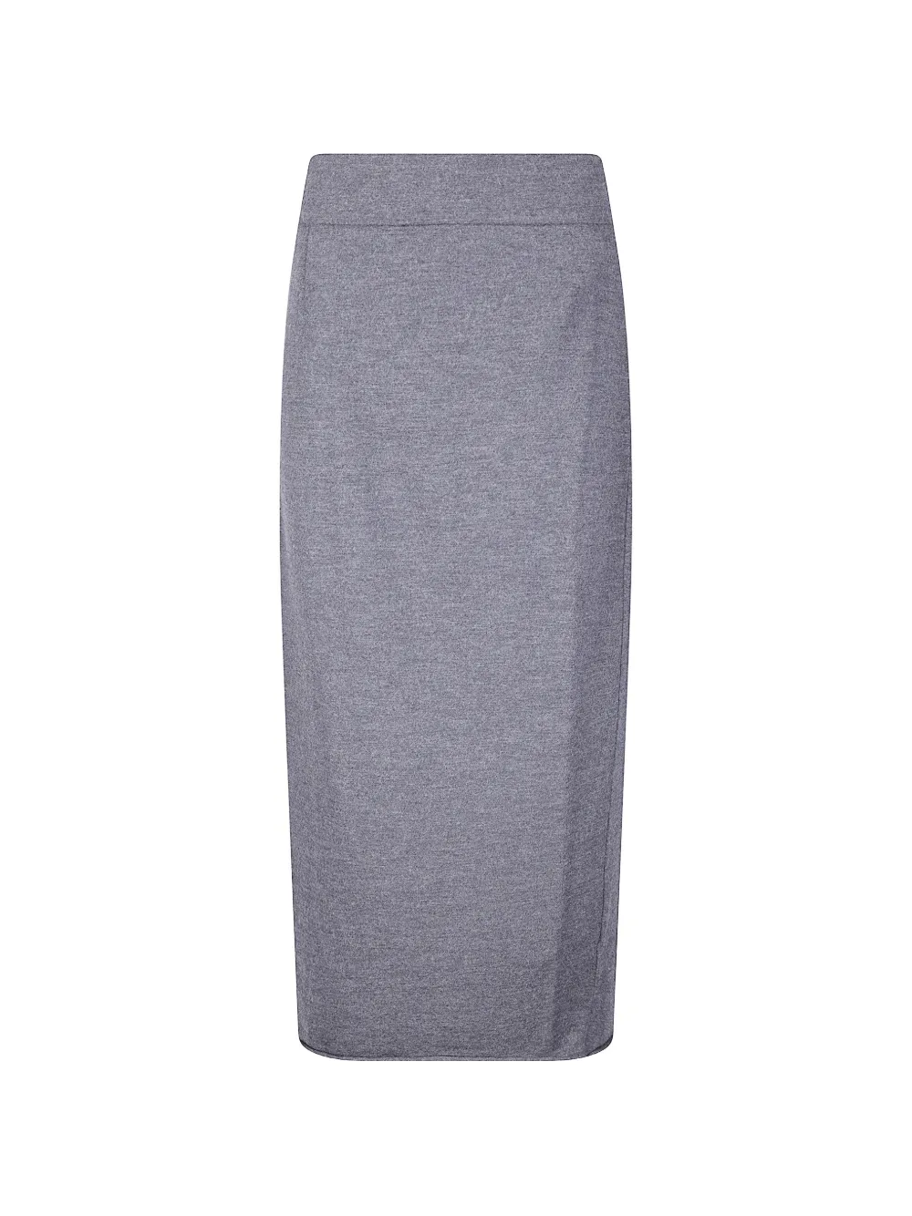 Labo.art Stretch-wool Midi Skirt In Grey