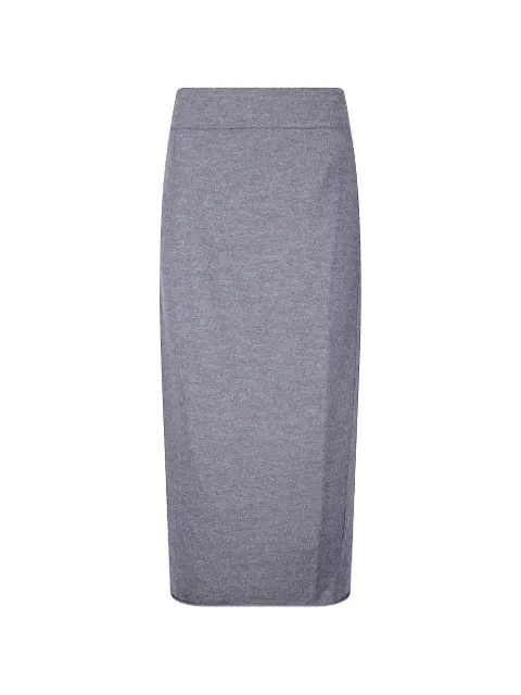 Labo Art stretch-wool midi skirt