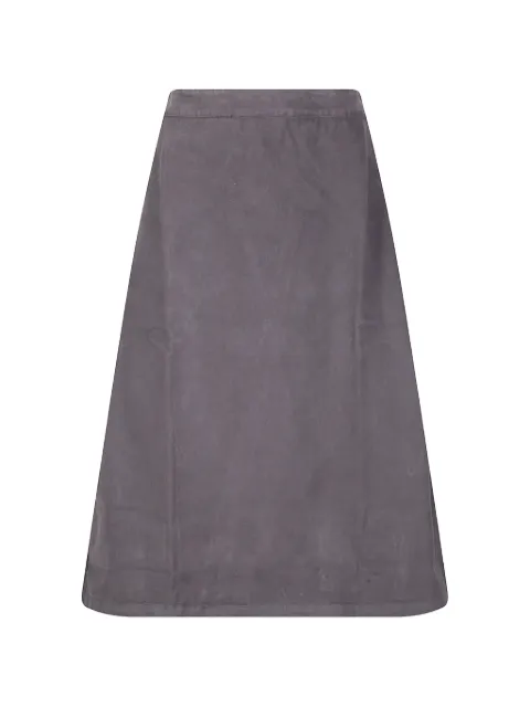 Labo Art elasticated-waist cotton midi skirt