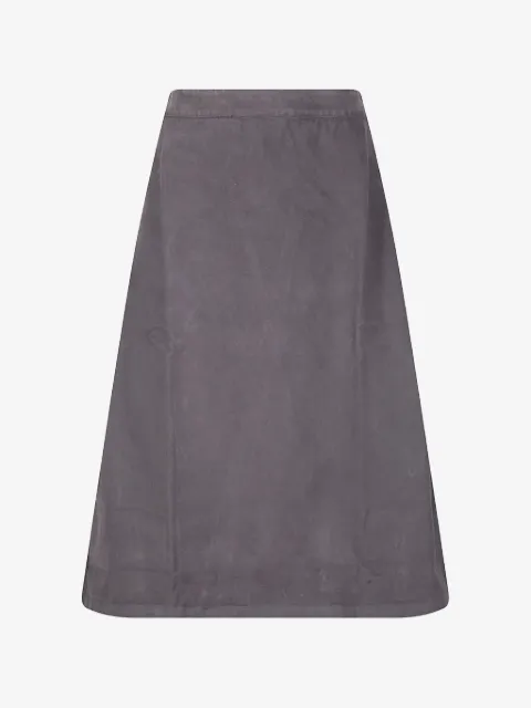 Labo Art elasticated-waist cotton midi skirt