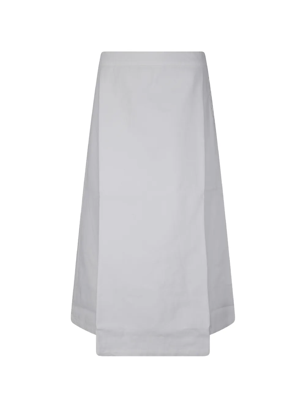 Labo Art elasticated-waist midi skirt - Weiß