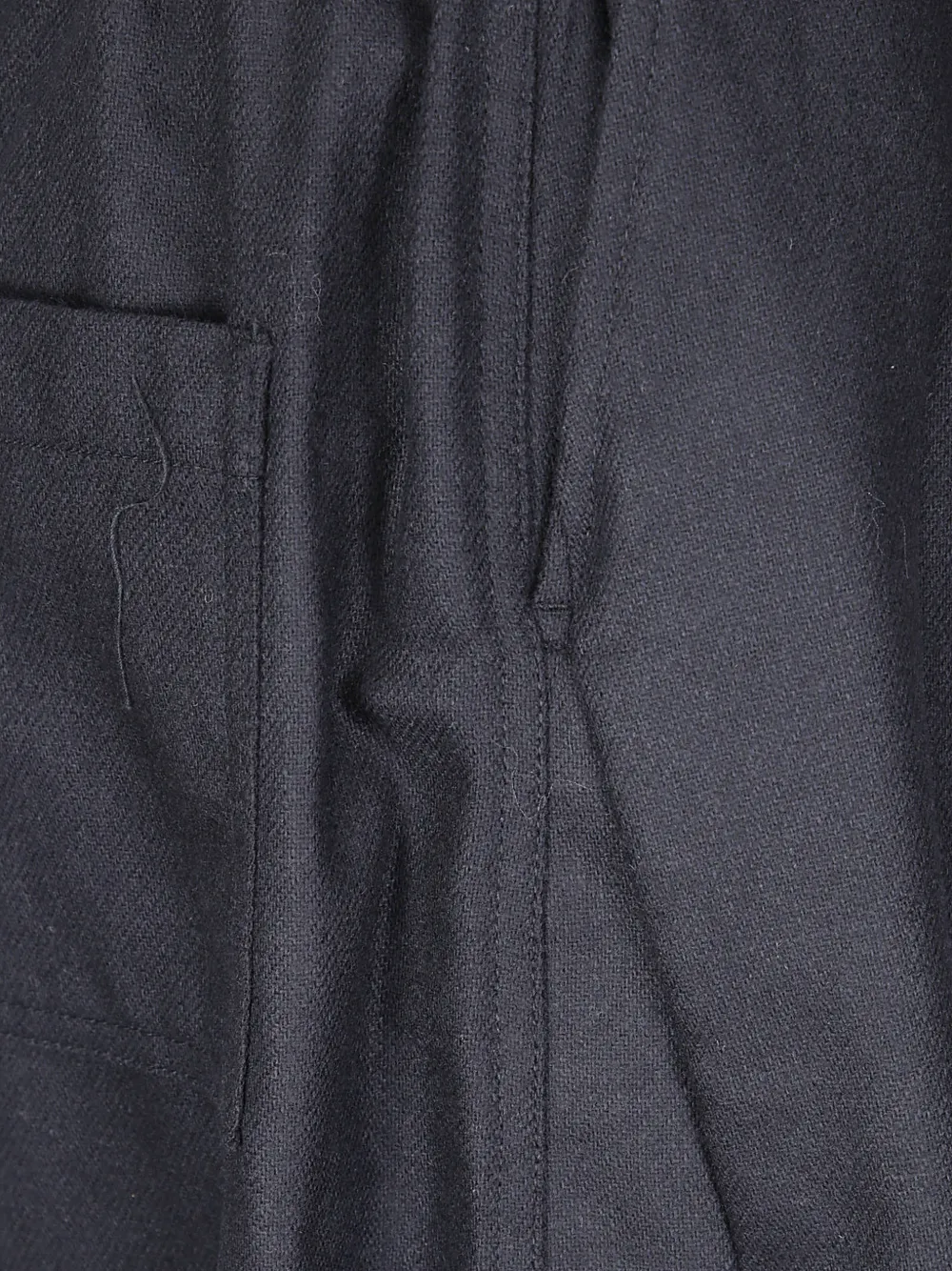 THELATEST Dora palazzo broek met elastische tailleband Zwart