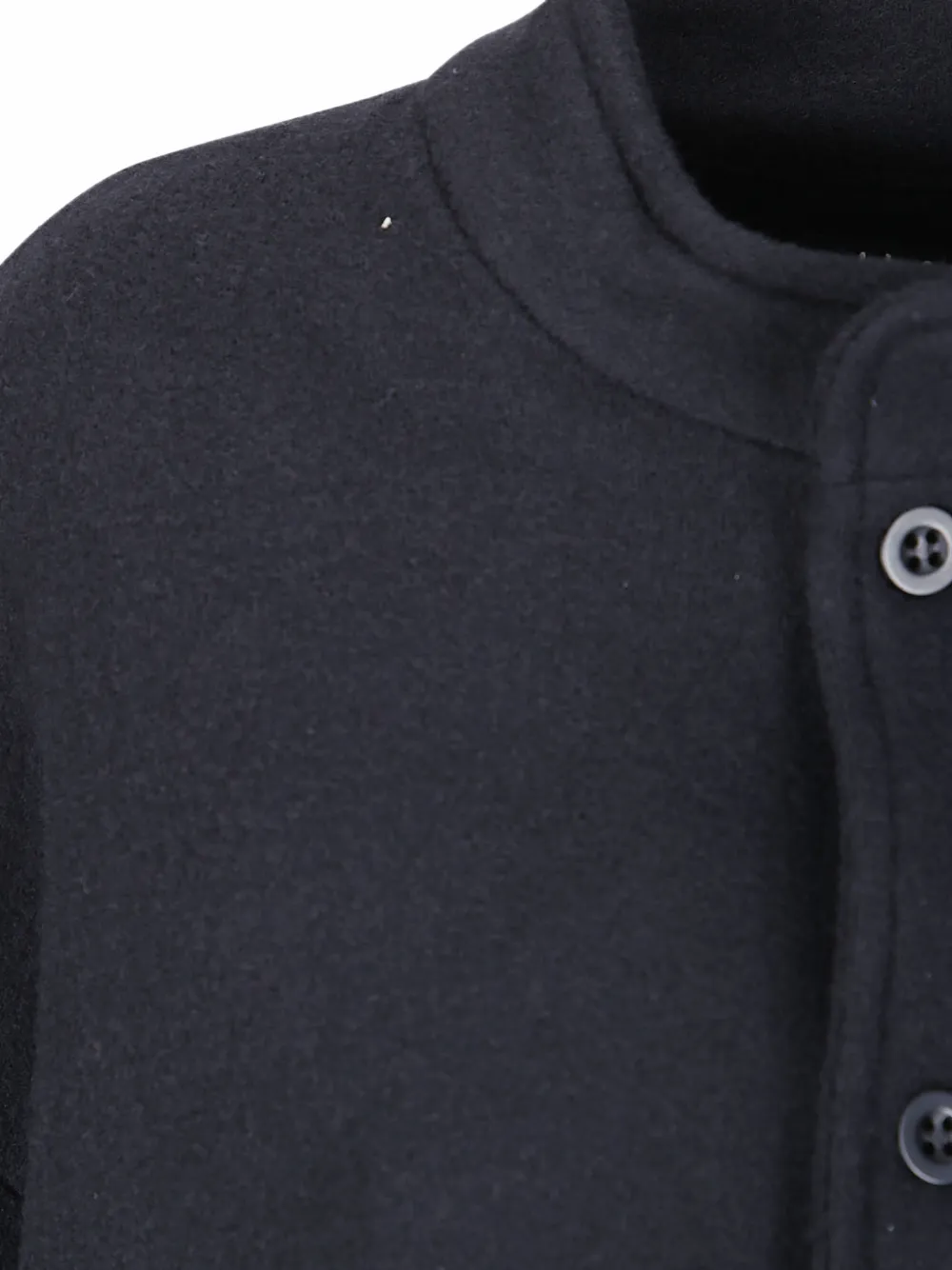 Labo.art Long-sleeve Button-up Jacket In Black