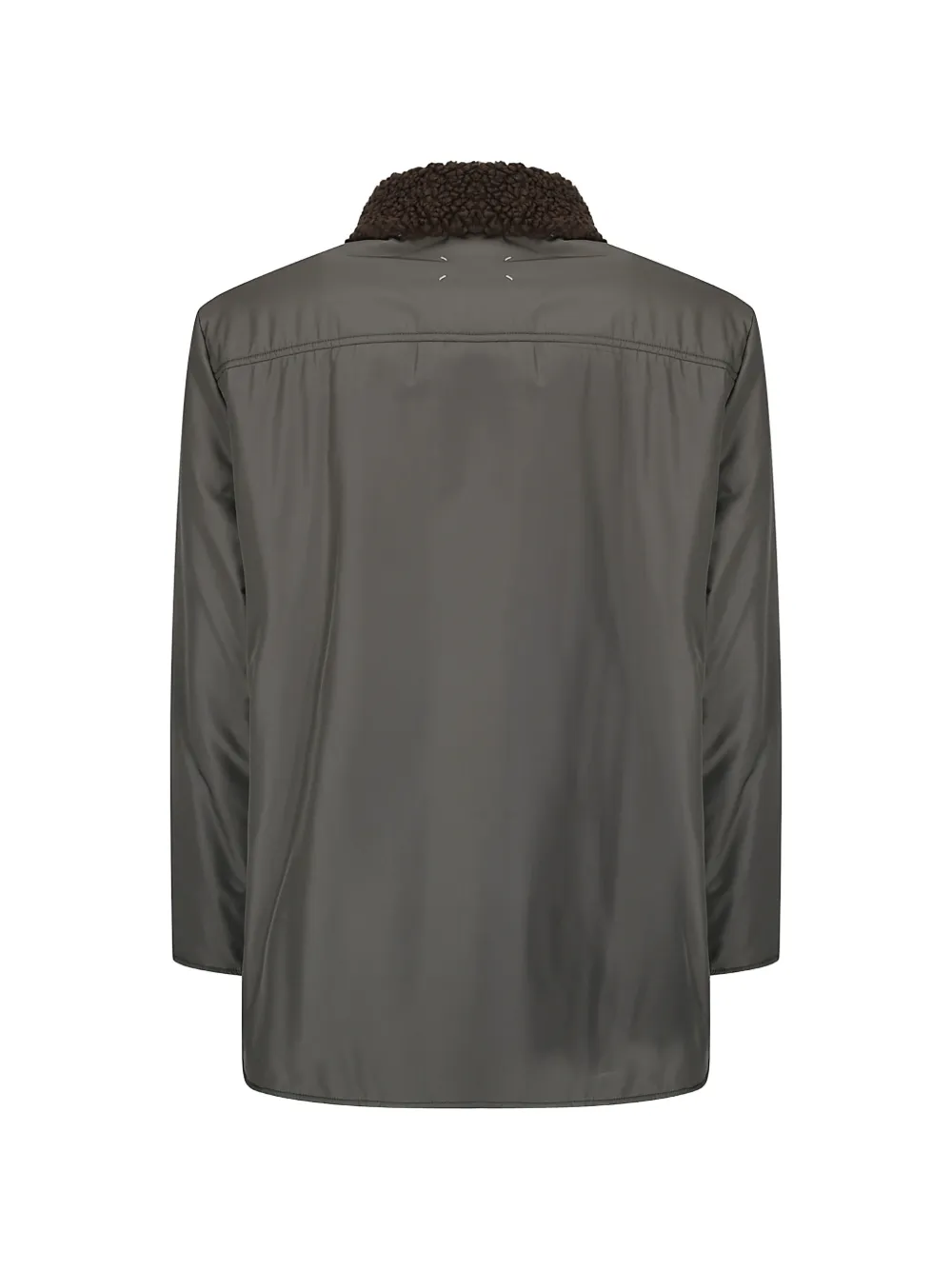 Maison Margiela Jack met lammy kraag Grijs