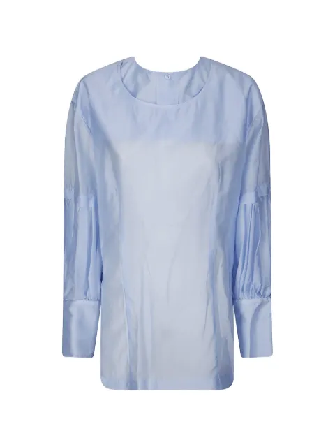 THELATEST Erin gathered-sleeve blouse