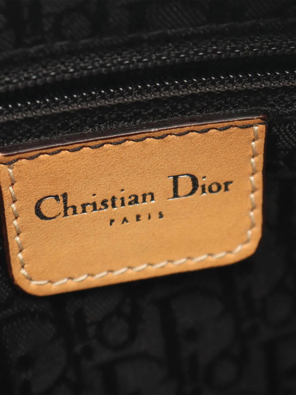 Dior Pre-owned 2004 Printed Coated Canvas Satchel in Brown, view 5