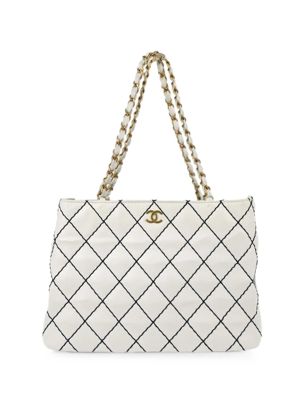 CHANEL Pre-Owned 2000 Wild Stitch tote bag - Bianco