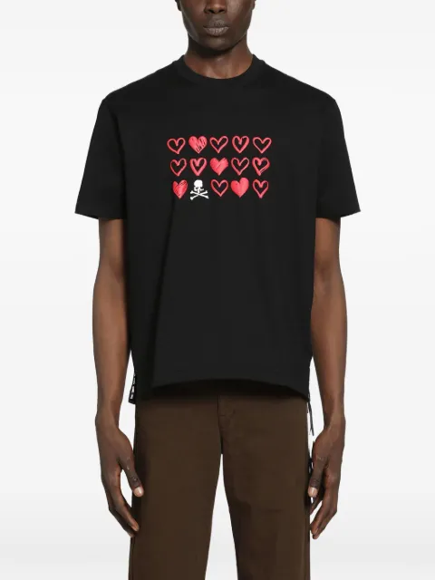 Mastermind World heart-print T-shirt
