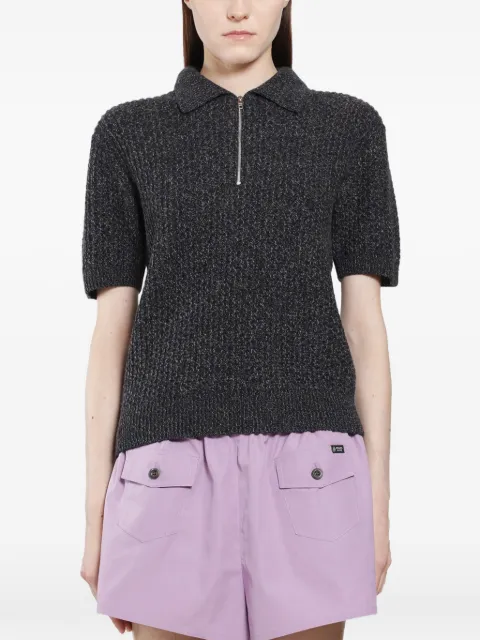 Prada quarter-zip knit sweater