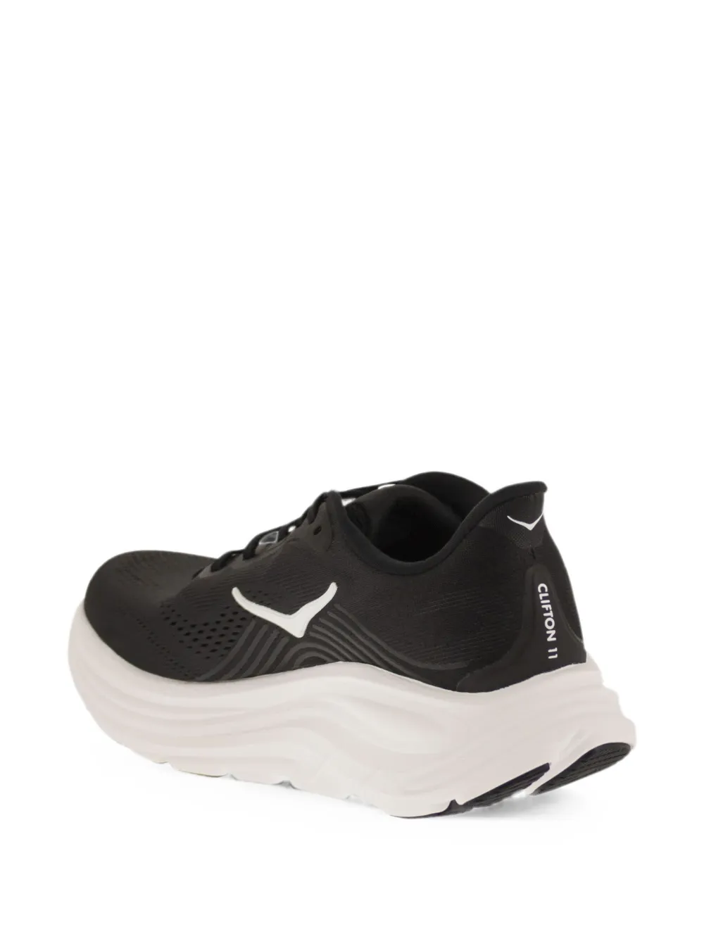 HOKA Clifton 11 mesh sneakers Zwart