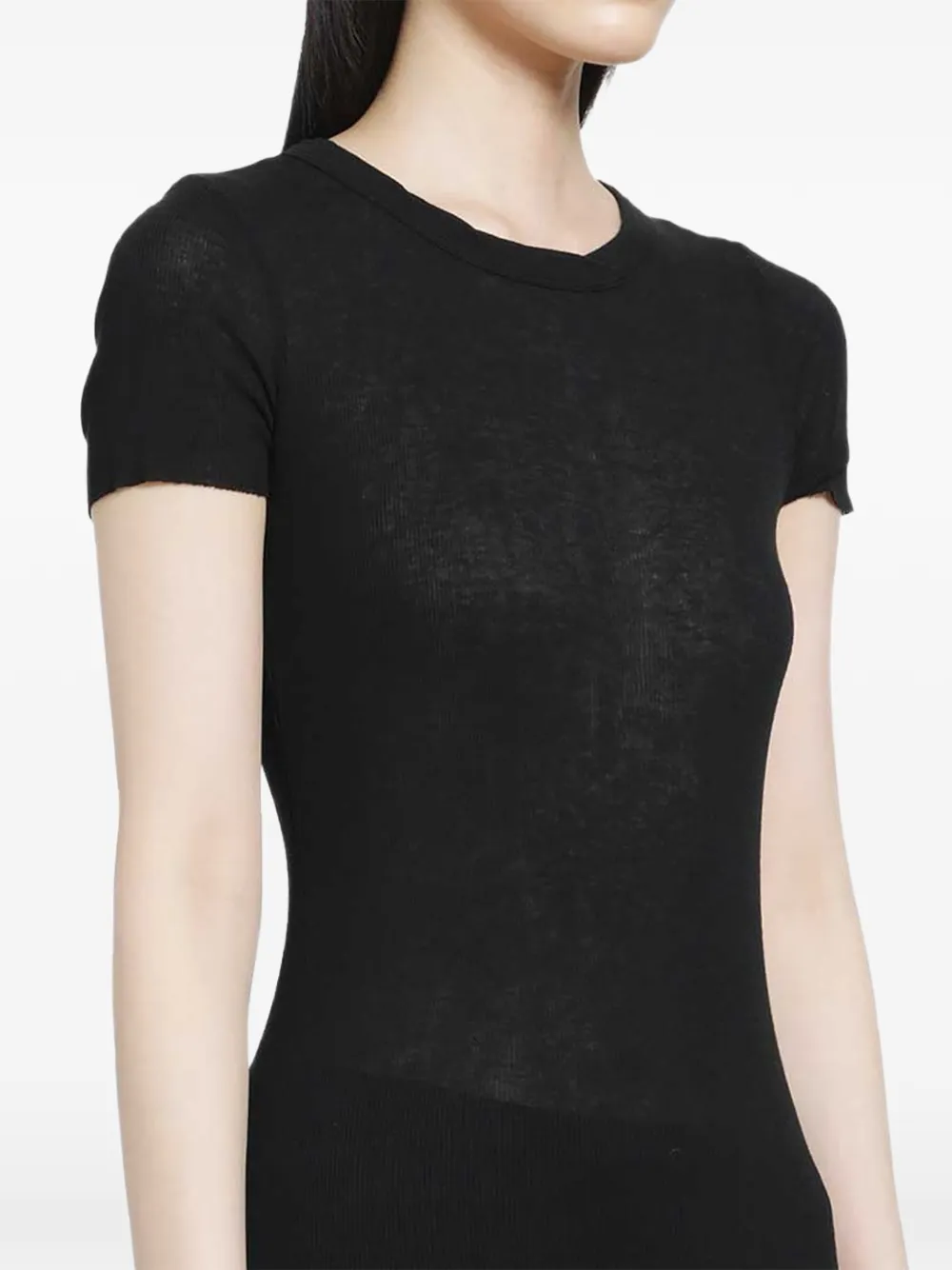James Perse Kasjmier T-shirt met korte mouwen Zwart