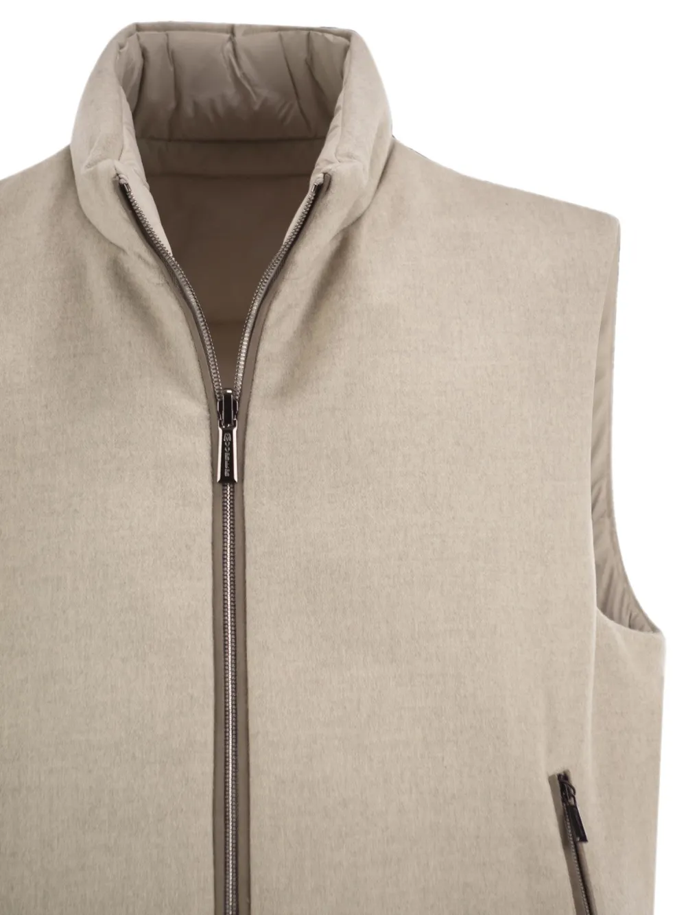 Moorer Omkeerbare bodywarmer Beige