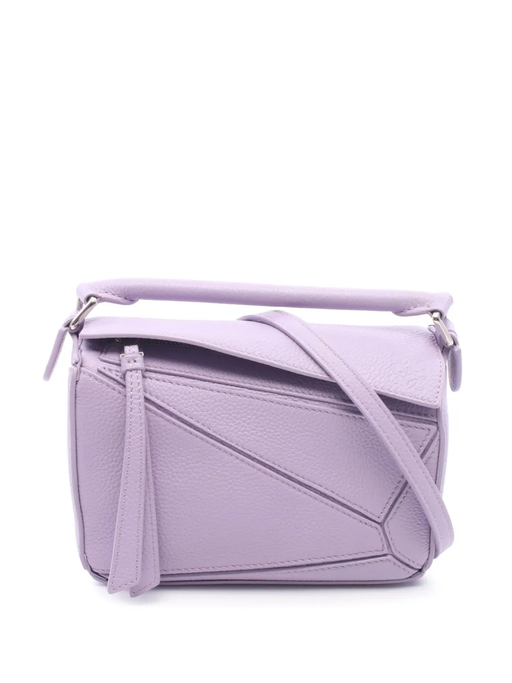 Loewe Pre-Owned 2014-2026 Mini Calfskin Puzzle Edge satchel - Purple