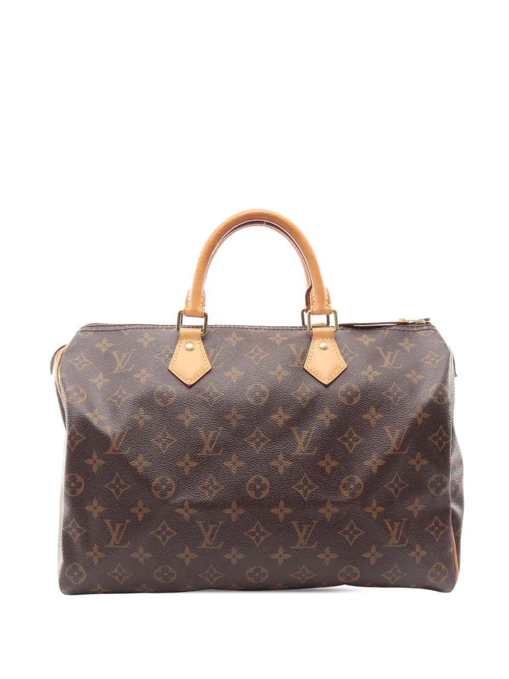 Louis Vuitton Pre-Owned 2014 Monogram Speedy 35 boston bag - Marrone