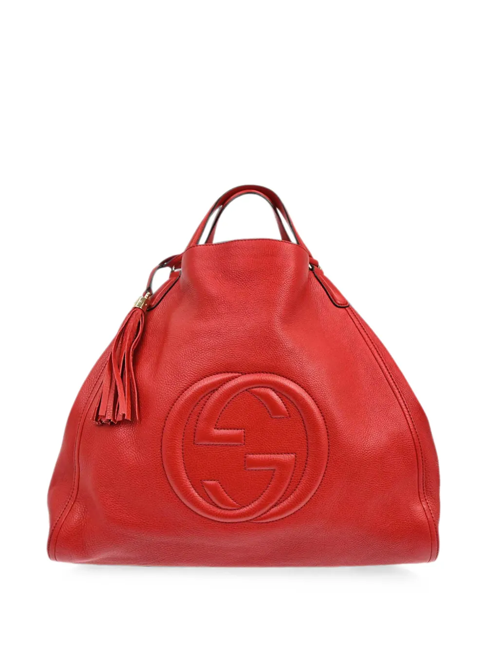 Gucci Pre-Owned 2010s Soho tassel tote bag - Red