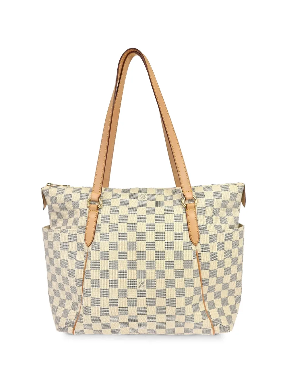 Louis Vuitton Pre-Owned 2011 MM Damier Azur Totally tote bag - Nude