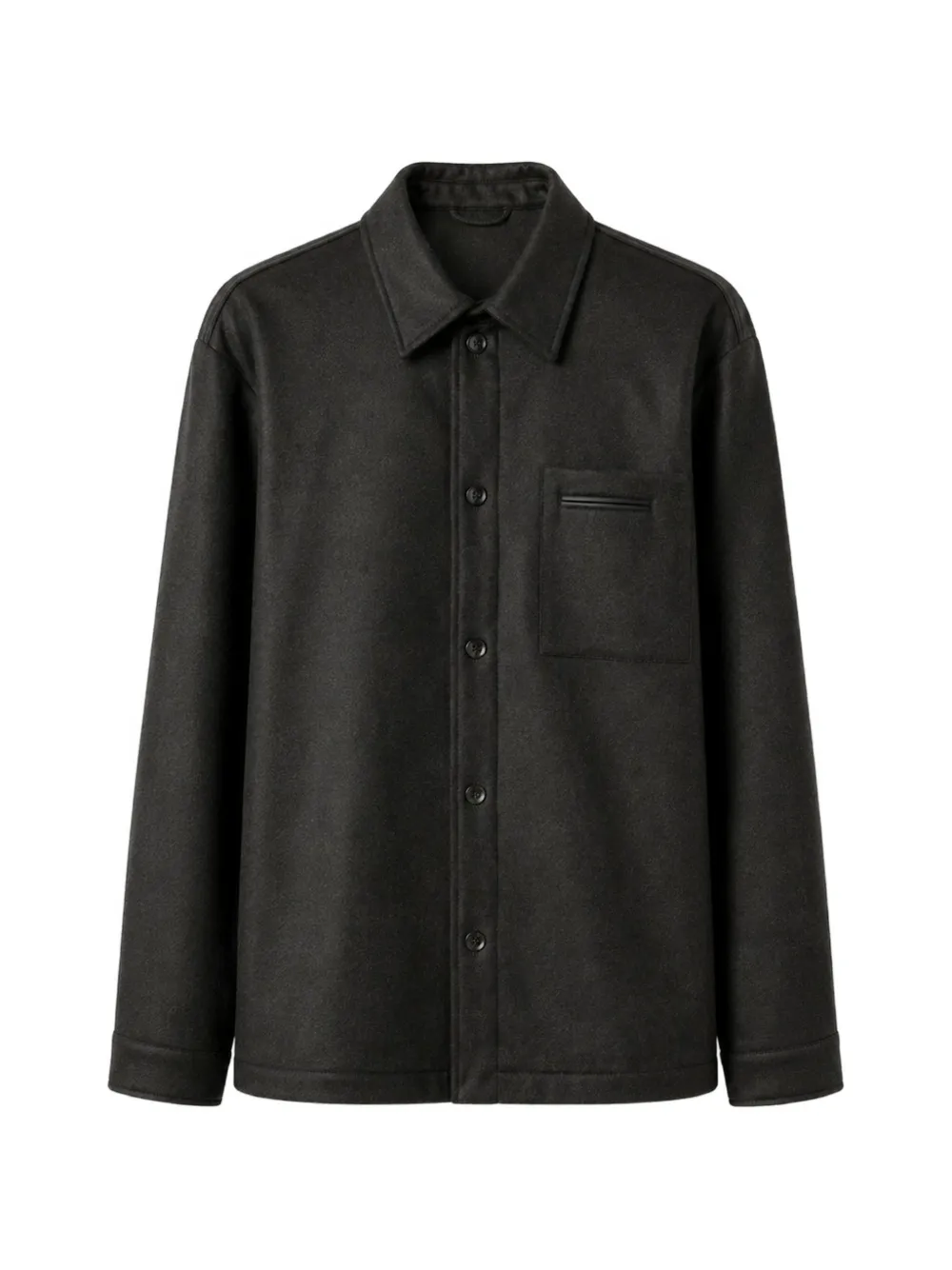 RETORI padded flannel overshirt - Grigio