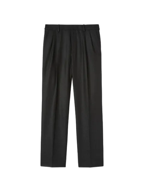 RETORI pleated flannel trousers