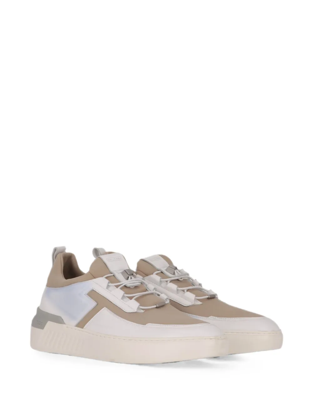 Tod's T-logo toggle-fastening sneakers Wit