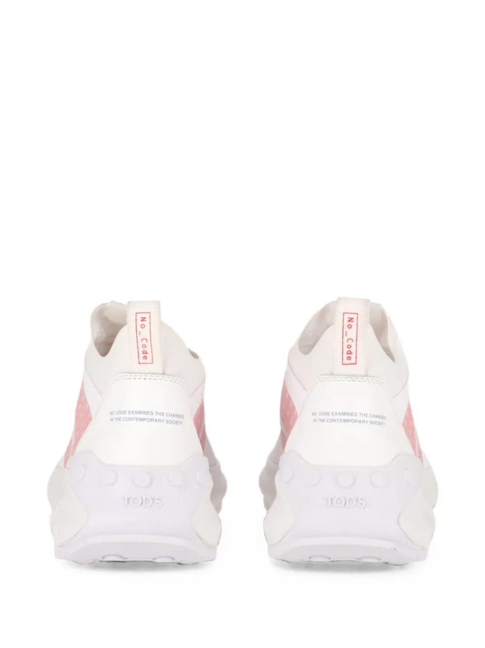 Tod's logo-print sneakers Wit