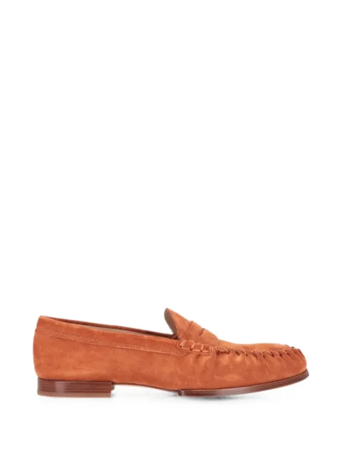 Tod's whipstitch-detail loafers