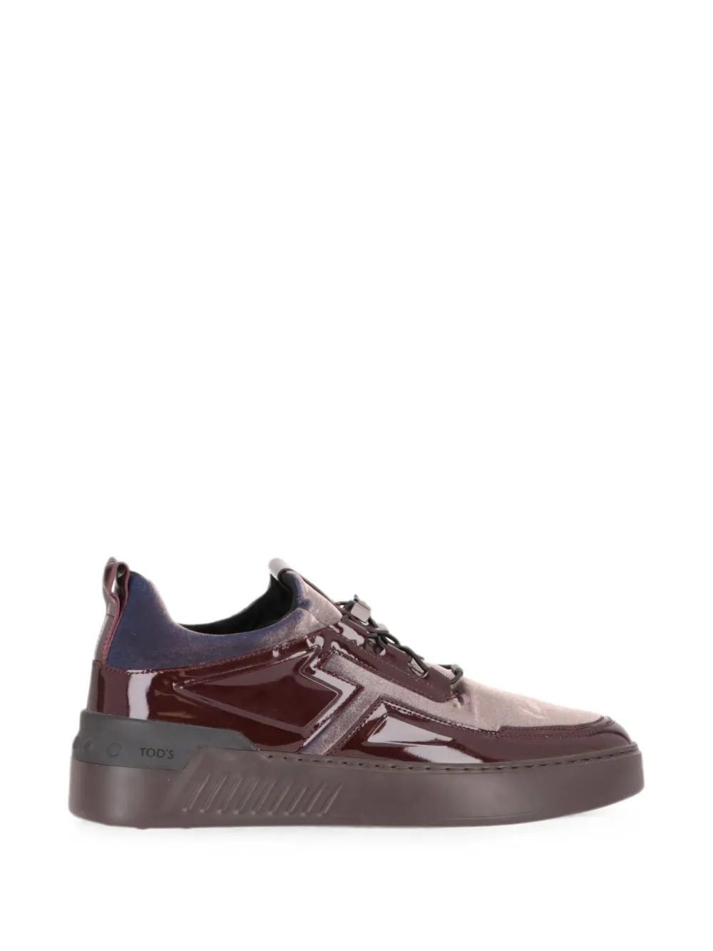 Tod's patent-leather sneakers - Rot