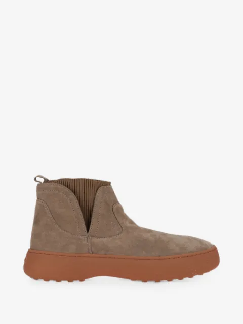 Tod's suede slip-on boots