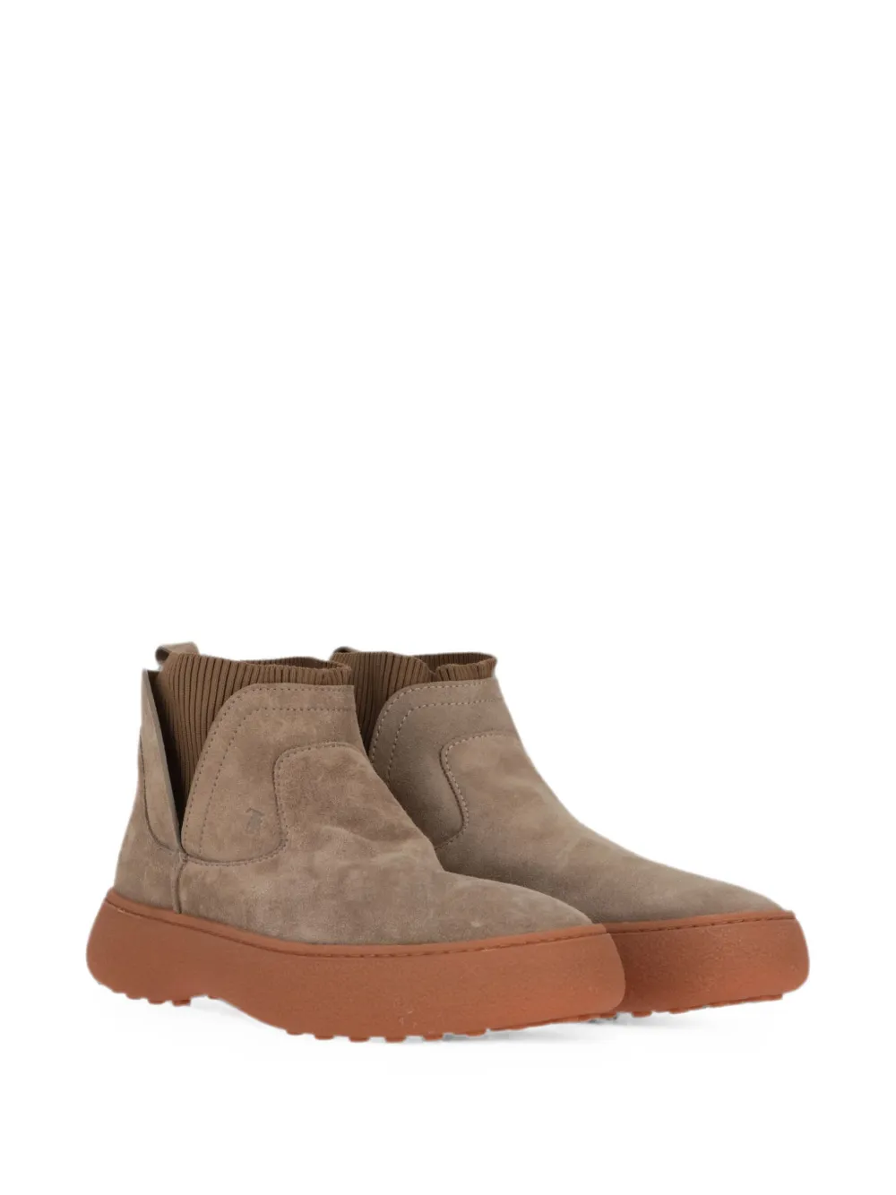 Tod's suede slip-on boots Bruin